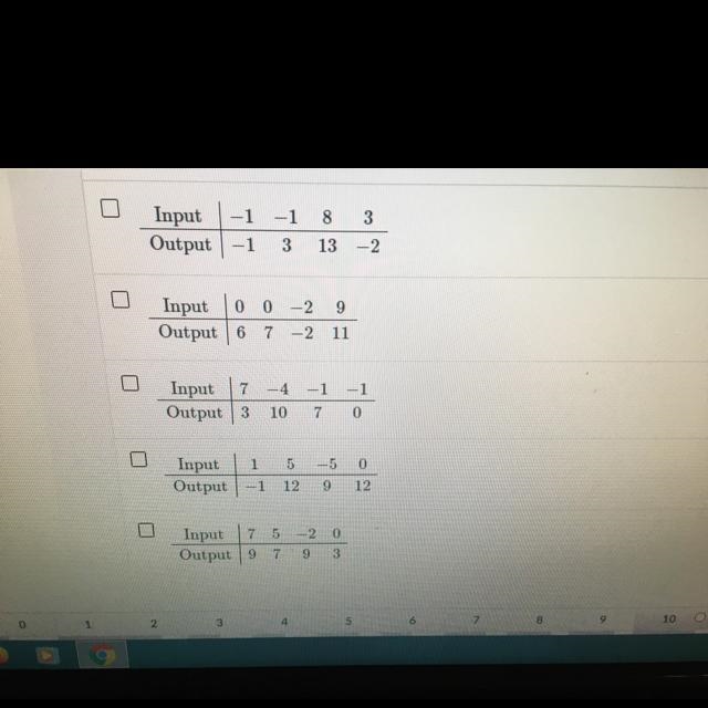 Which relation b table is output a function of input-example-1