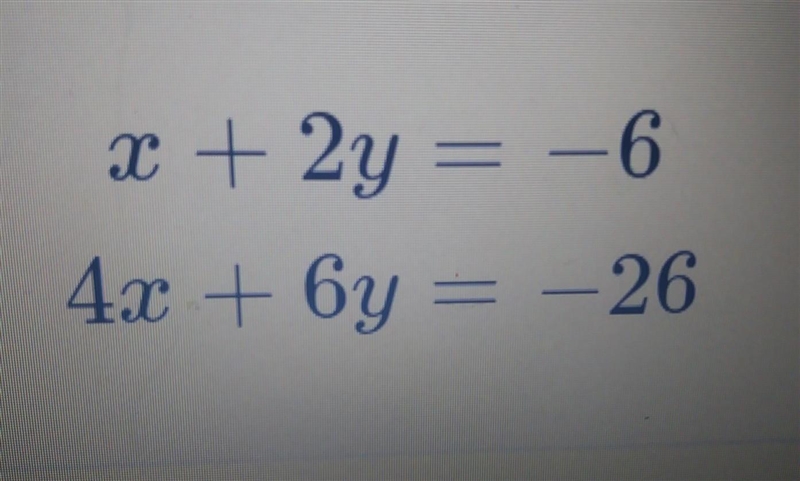 Determine if the following system of equations has no solution , infinitely many solutions-example-1