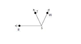 What is m∠RST if m∠WST = 50° and m∠RSW = 125°? PLEAS ANWER QUICK ASAP-example-1