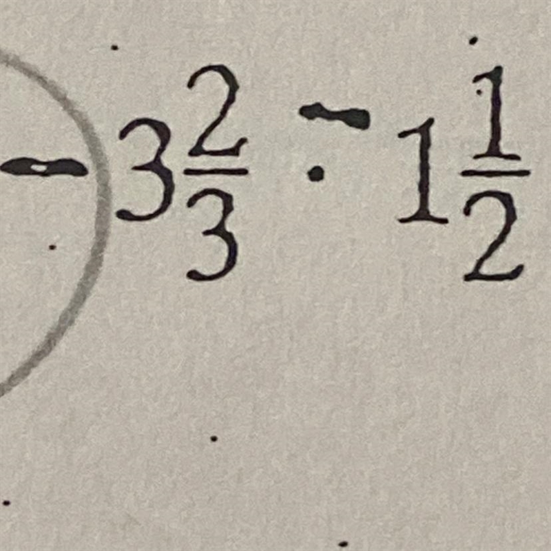 The dashes in front of the fractions are negative signs.-example-1