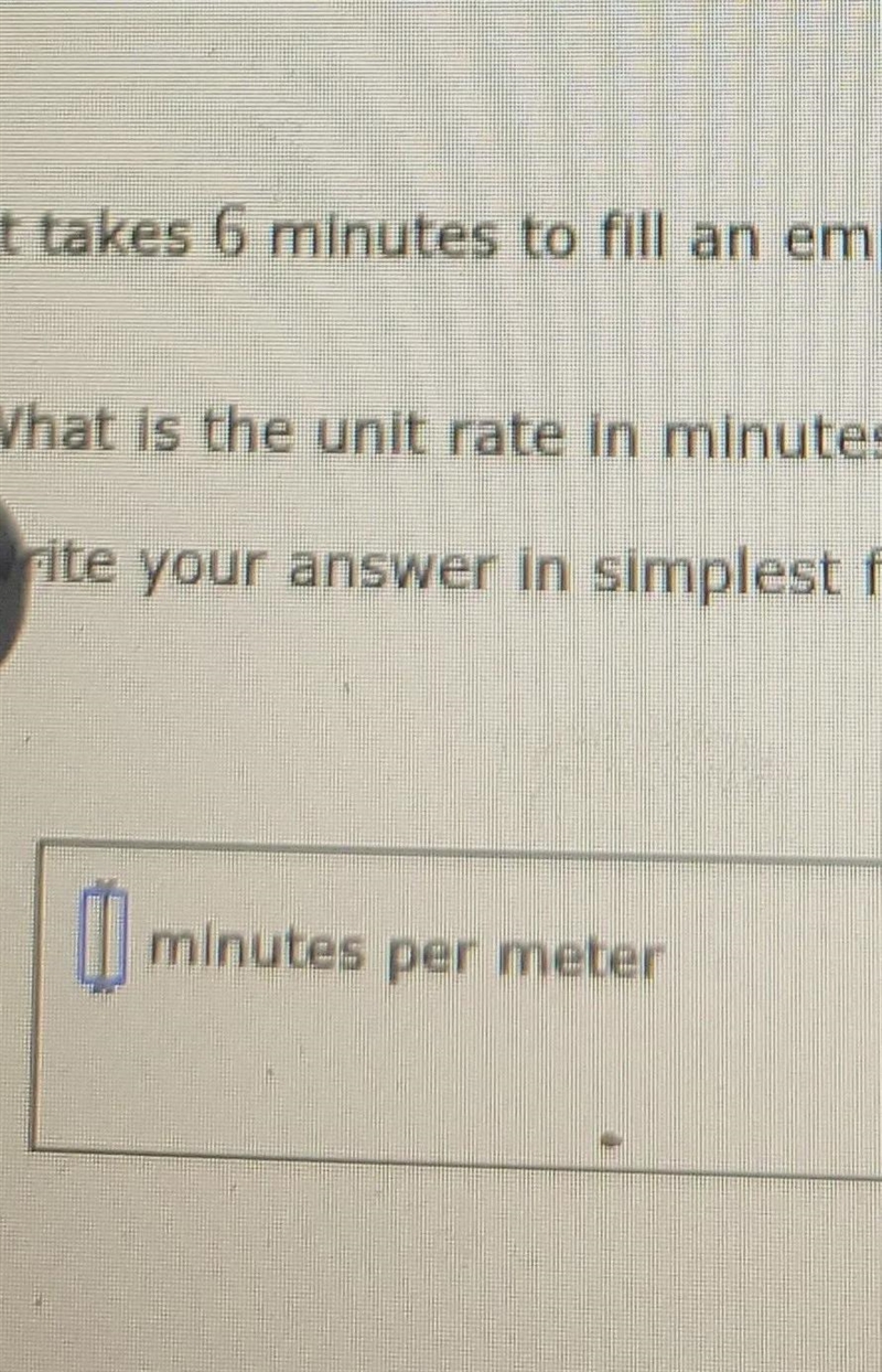 it takes 6 minutes to fill an empty aquarium to a depth of 2/5 meters. Which is the-example-1