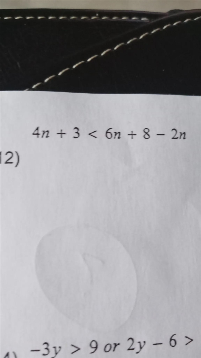 I need help with my algebra, solve and graph the inequality.-example-1