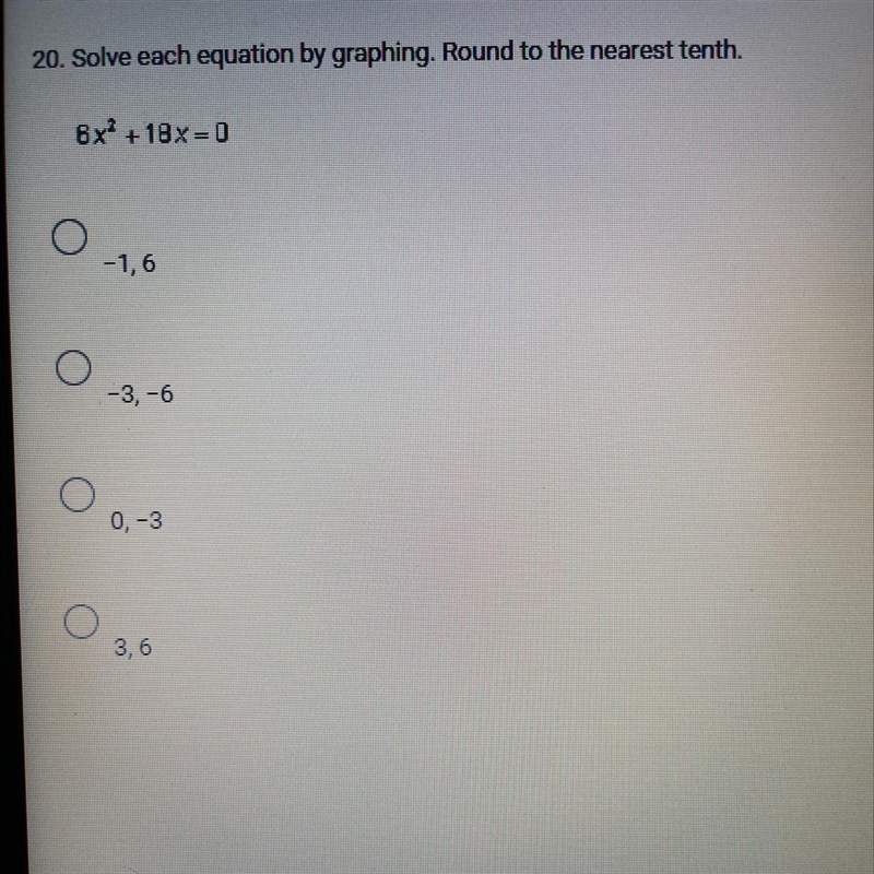 Solve each equation by graphing round to the nearest 10th-example-1