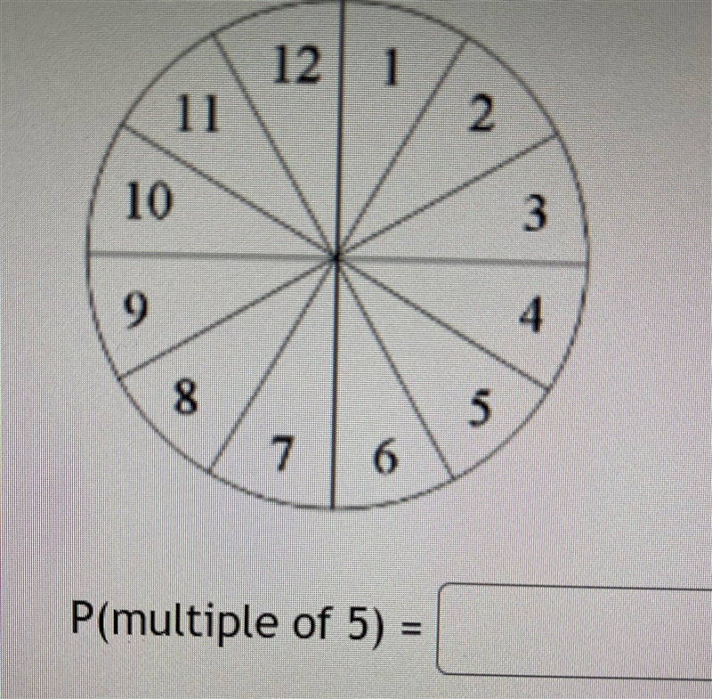 Use the spinner below to find the probability of getting the following number after-example-1