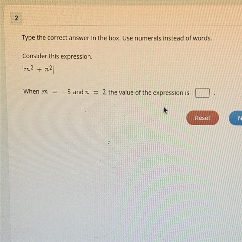 Type the correct answer in box. Use numerals instead of words. THIS IS NOT A TEST-example-1