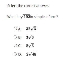 What is in simplest form? A. B. C. D.-example-1