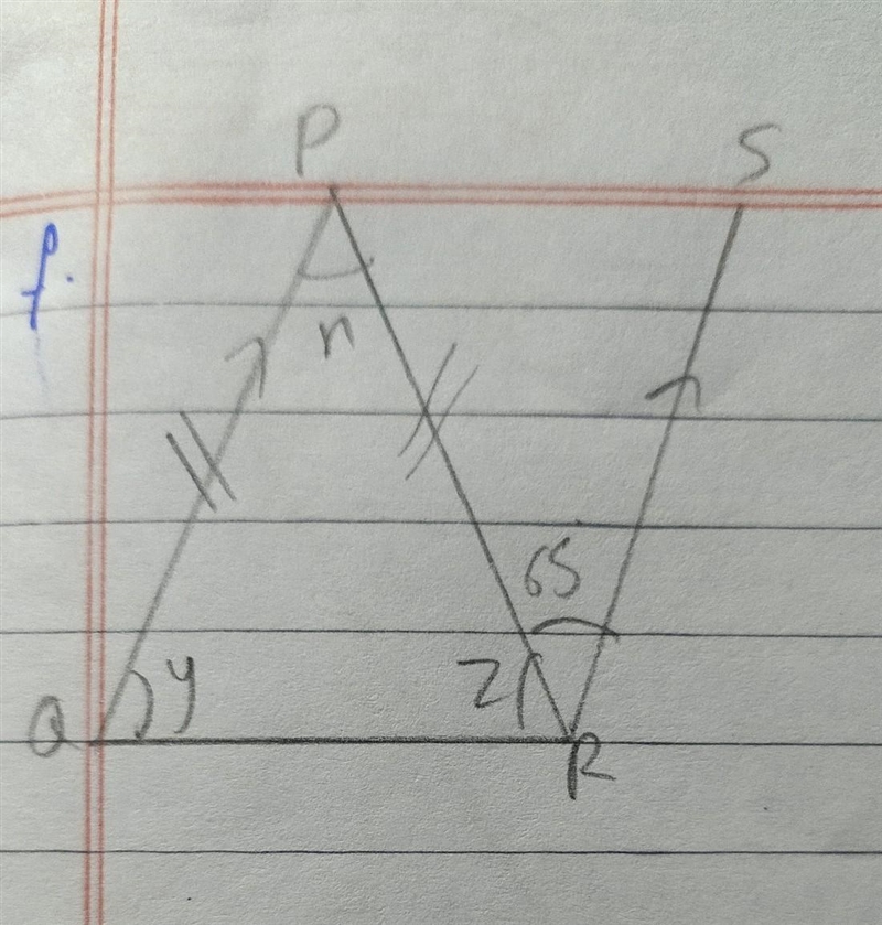 Find the unknown size of the angles.​-example-1