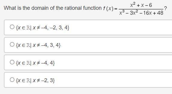 What is the domain of the rational function f of x is equal to the quantity x squared-example-1