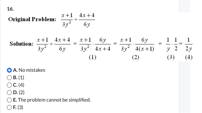 Is what I selected right? Which step has a mistake?-example-1