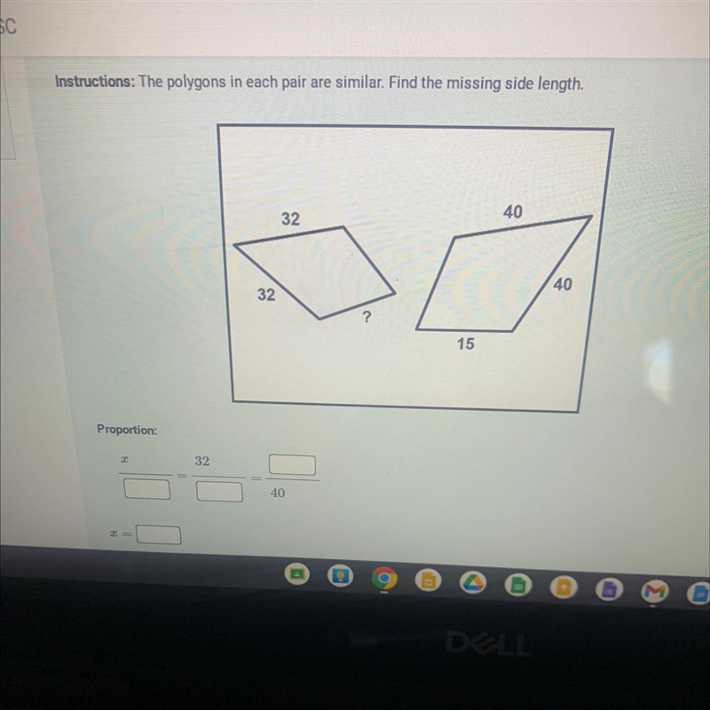 Can you find the missing side lengths?-example-1