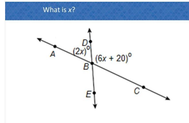 Solve for x :)) there is a picture too thank you !-example-1