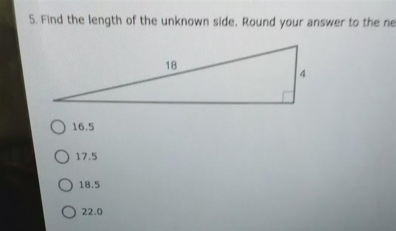 I don't know how figure this out sorry and it's wanting to round to the nearest tenth-example-1