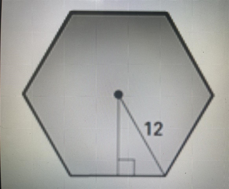 A) What is the perimeter of the regular hexagon show. in the picture?B) What is the-example-1