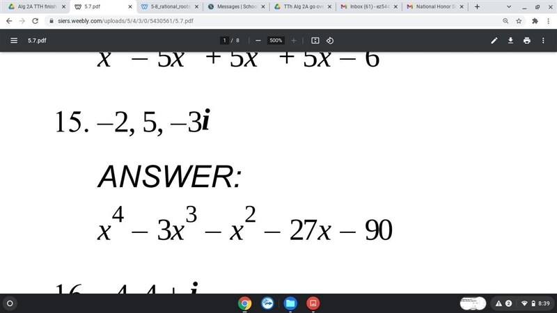 I was given the answer but i dont know how to solve please help & explain-example-1