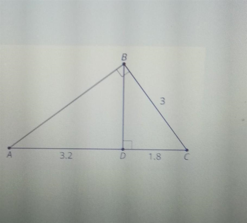 Find the lengths of segments AB and BD. Show your answers 2 different ways under show-example-1