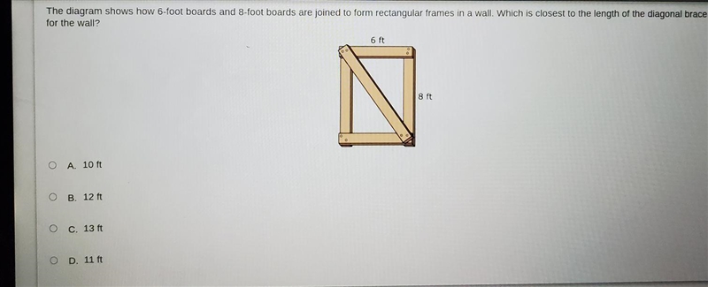 The diagram shows how 6-foot boards and 8-foot boards are joined to form rectangular-example-1