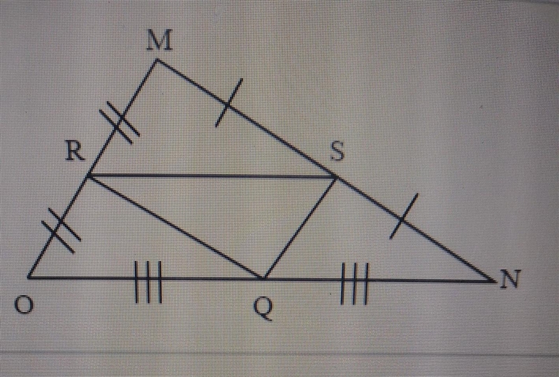 Name the given segment that is parallel to the given segment QR-example-1