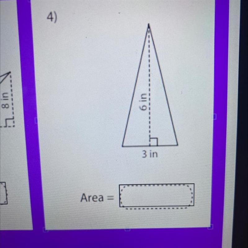 I need help trying to figure out what is the area in my given shape-example-1