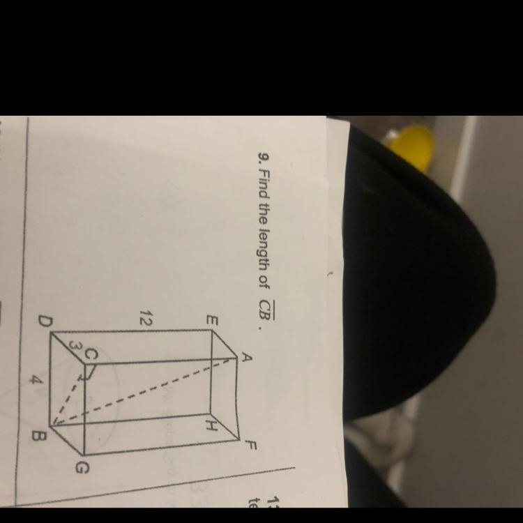 I want to know the length of CB is and i need help w on goin questions-example-1