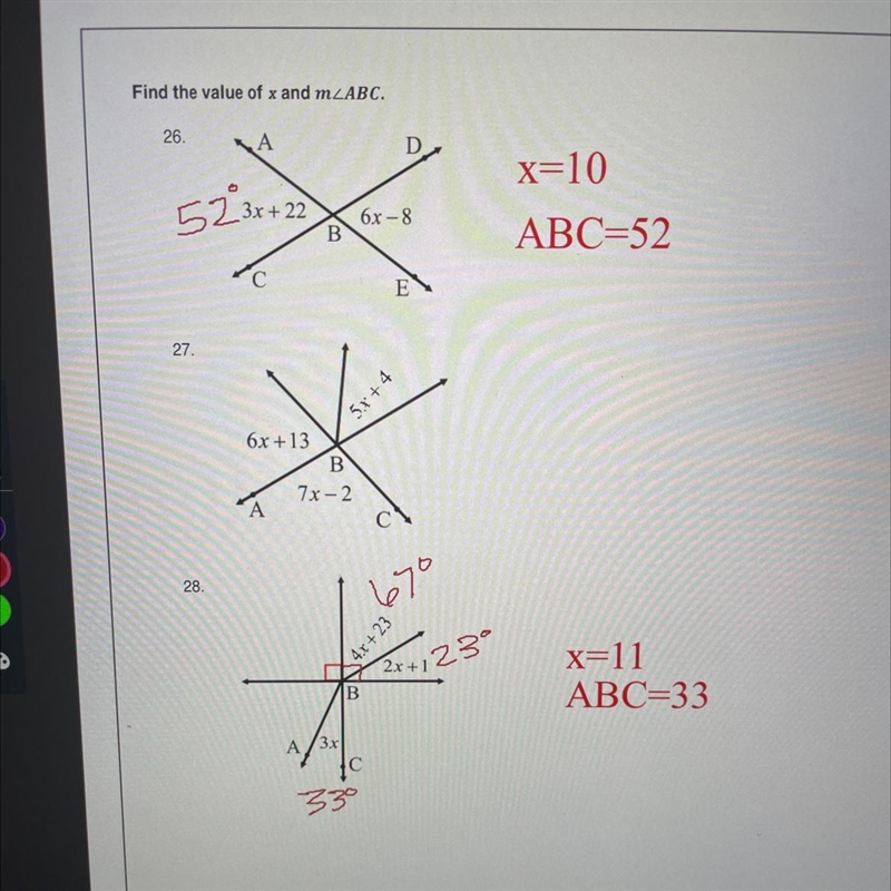 Is #26 & #28 correct? I need help with #27-example-1