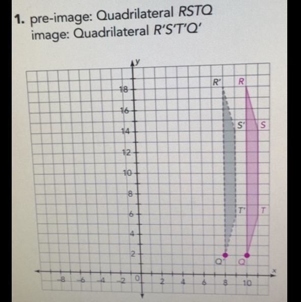 A. Describe the translation needed to match each pre-image to each congruent image-example-1