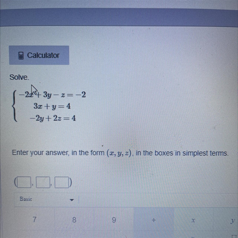 Please help …. (x,y,z) in the boxes in the simplest terms-example-1