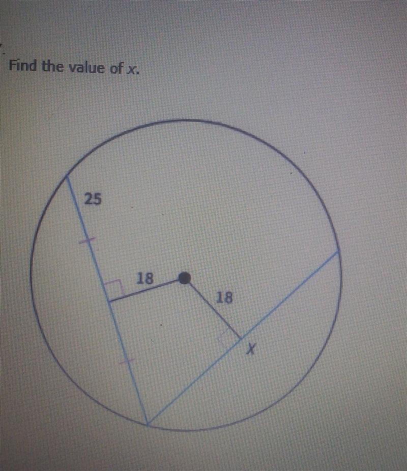 Guided practiceTopic: Chords and Arcs Geometry BA. 50B. 18C. 36D. 25-example-1