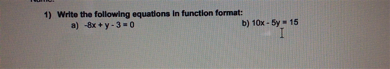 Write the following equations in function format.must include all the steps-example-1