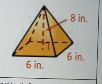 2. What is the volume of the figure? Round your answer to the nearest tenth if necessary-example-1