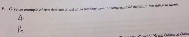 Standard deviation of two sets:-example-1