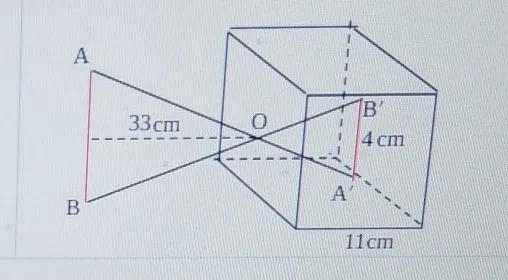 Given the measurement of the figure, find the height of the candle BA.-example-1