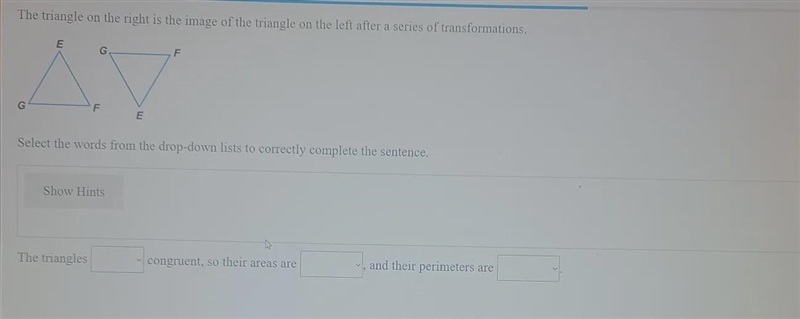 Need help with this problem first drop down: are, are notsecond, third: different-example-1