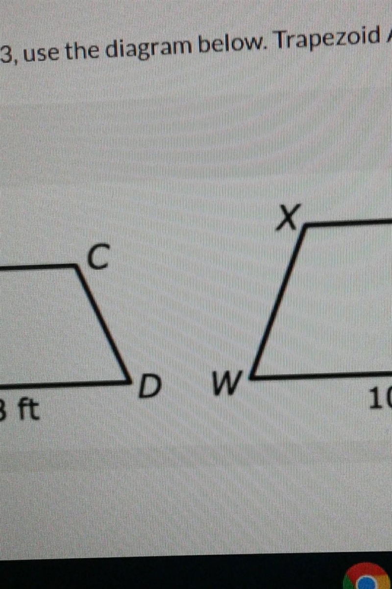 If the area of trapezoid WXYZ is 50 Square feet, write and evaluate an expression-example-1