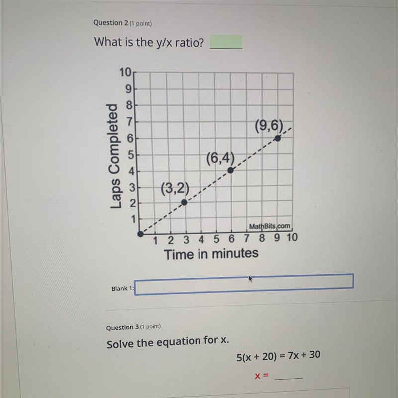 What is the y/x rationp-example-1