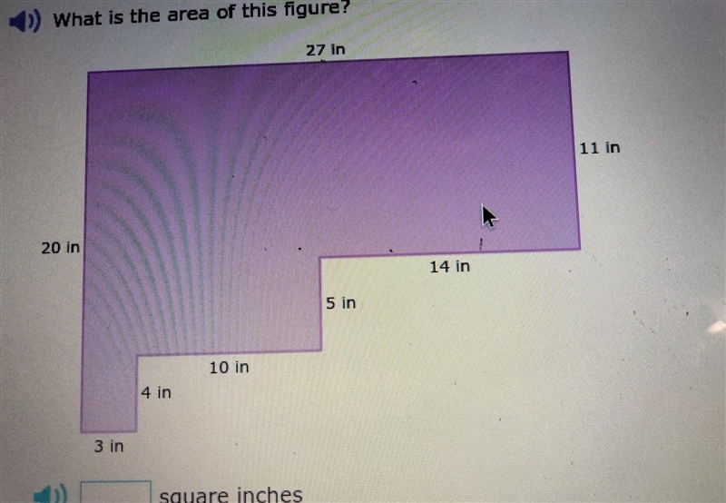 What is the area of this figure? No LINKS!!! part 2​-example-1