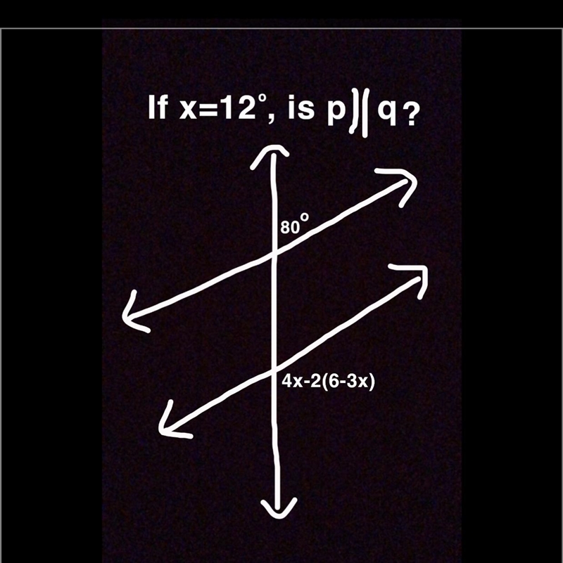 Kinda confused on this one an explanation would be very appreciated.It is p || q. I-example-1