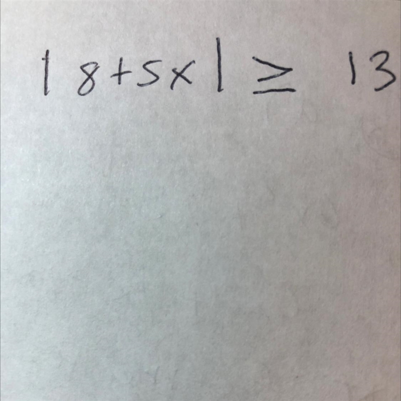 Solve the absolute value inequality and write the notation for the solution set-example-1