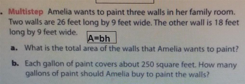 Each gallon of paint covers about 250 square feet. How many gallons of paint should-example-1