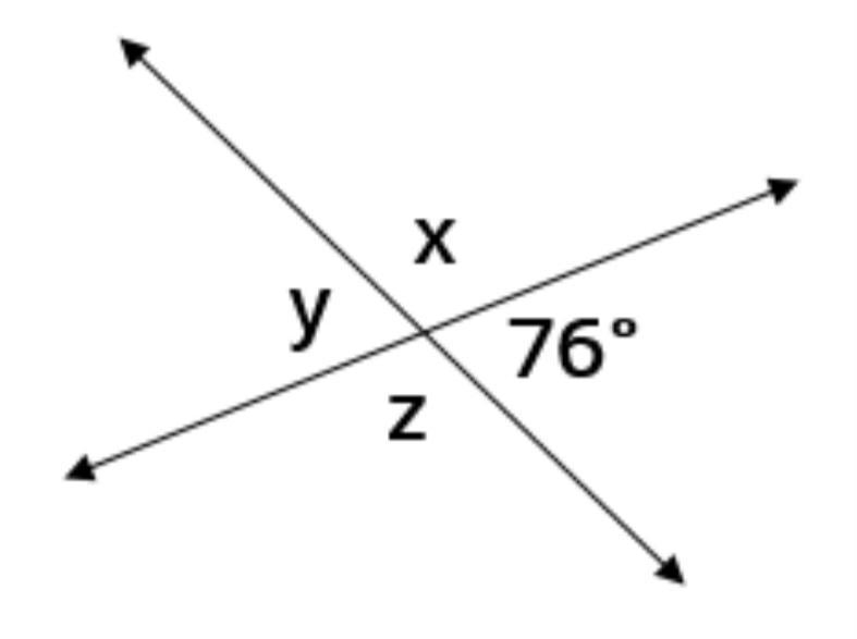 Find the angle measure of X, Y and Z-example-1