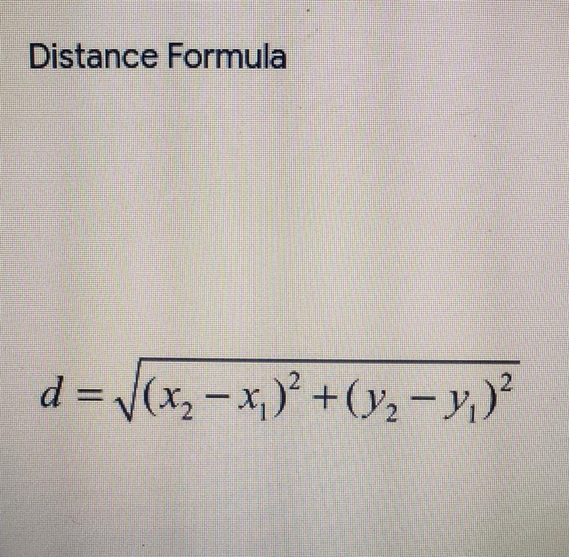 use the distance formula to find the distance between the two points (-4.75,-8) and-example-1