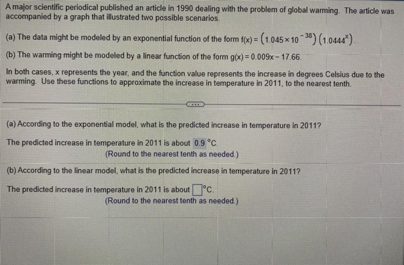 I solved part A of the problem I just need help solving part B-example-1