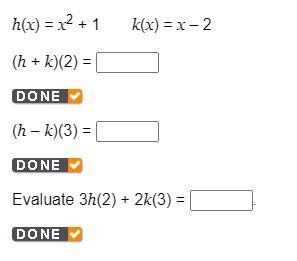 Finding Values of Sum and Difference Functions: Answer all 3 questions on the picture-example-1