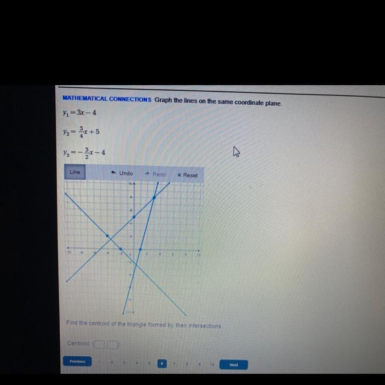 MATHEMATICAL CONNECTIONS Graph the lines on the same coordinate plane.-example-1