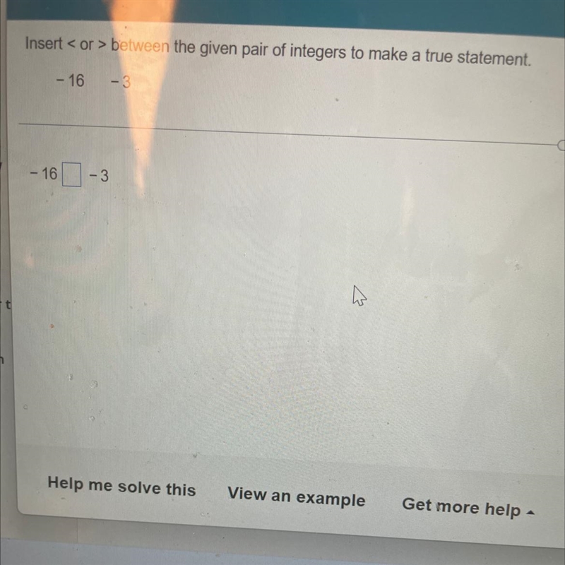 Between the given pair of integers to make true statement-example-1