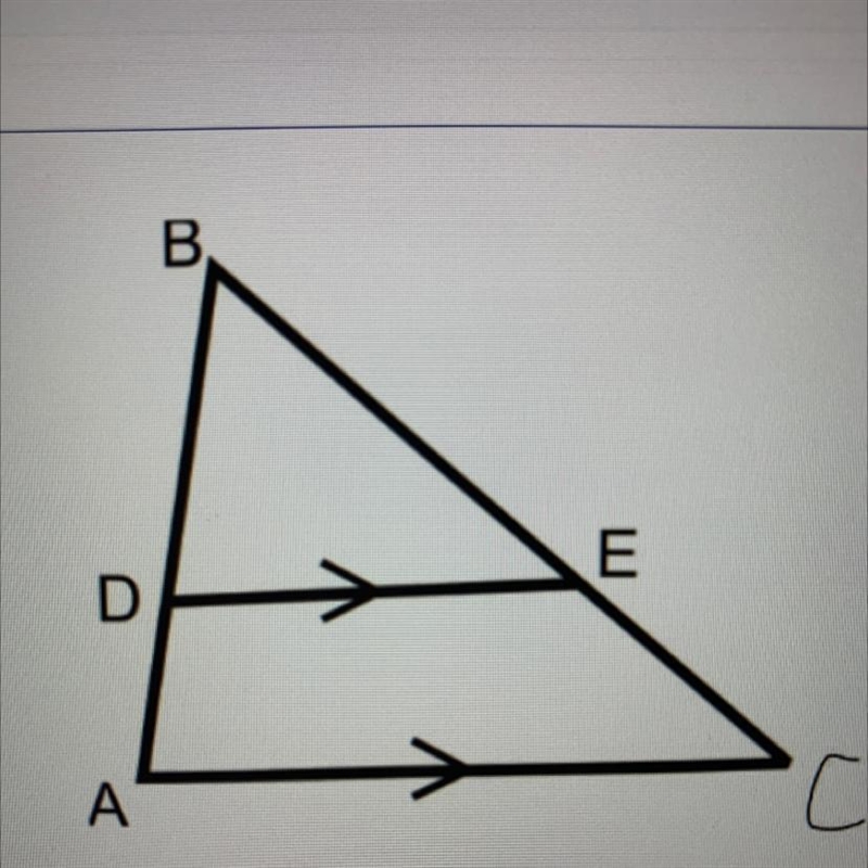 8) CA is parallel to DE. The measure of BA is 120. The measure of BC is 180. The measure-example-1