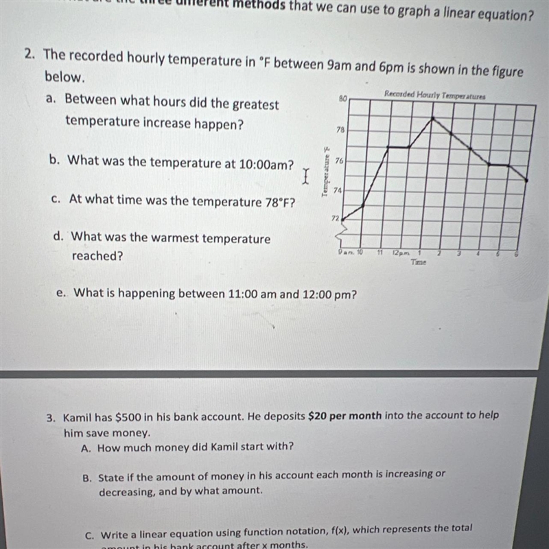 Th recorded hourly temperature in Fahrenheit between 9 AM and 6 PM is shown in the-example-1