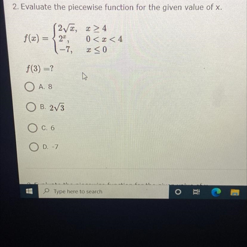 Please help !! my question and answer choices are shown in the photo i attached.-example-1