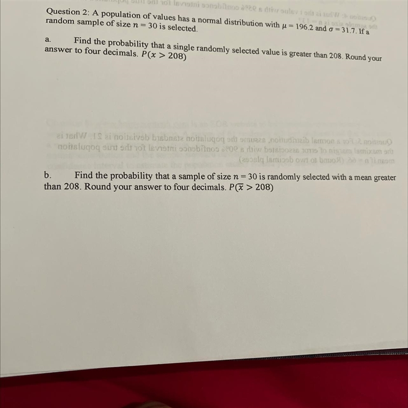 I need help with a homework problem, for both questions a & b.-example-1