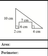 Can someone help me with 3 questions Find the area and perimeter/circumference of-example-1