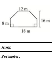 Can someone help me with 3 questions Find the area and perimeter/circumference of-example-2